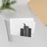 Kingfisher in Black and White — Fine Art Postcard